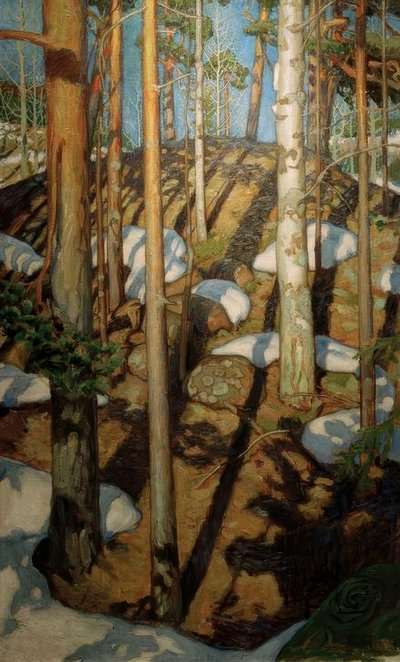 Primavera em Kalela de Akseli Valdemar Gallen-Kallela