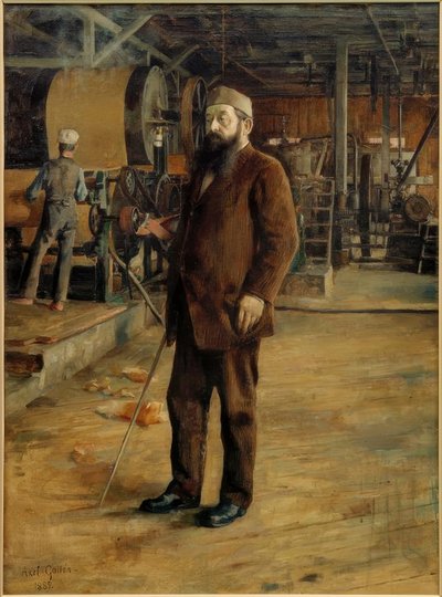 Retrato do industrial Gustav Adolf Serlachius de Akseli Valdemar Gallen-Kallela