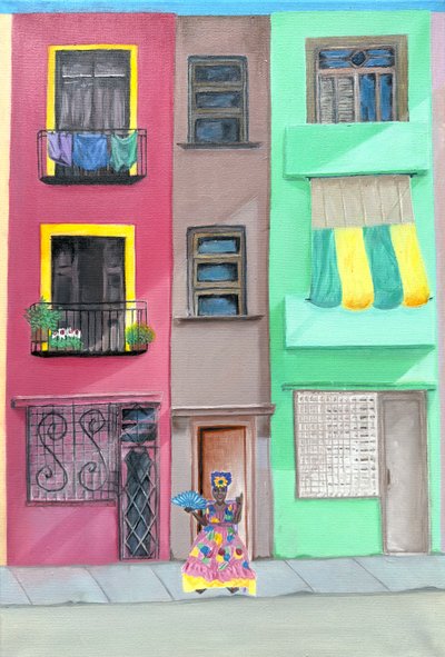 La Habana, 2021 (óleo sobre tela) de Akturk Yasemin