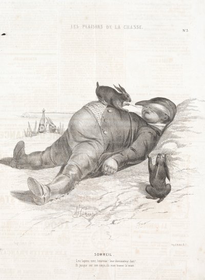 Os prazeres da caça: dormir de Alade Joseph Lorentz