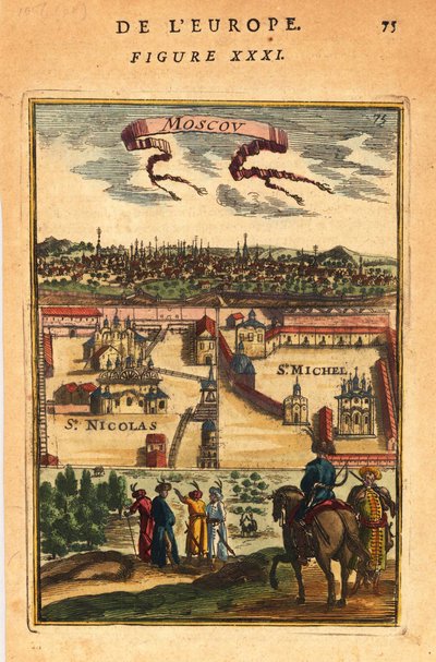 Moscou, 1683 de Alain Manesson Mallet