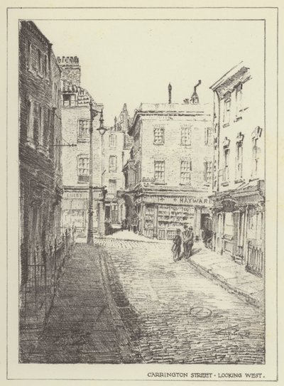 Carrington Street, olhando para o oeste de Alan Stapleton