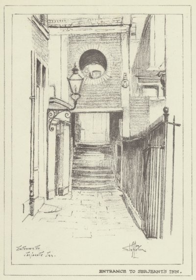 Entrada para Serjeants Inn de Alan Stapleton
