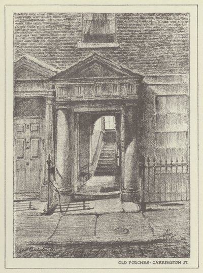 Porches antigos, Carrington Street de Alan Stapleton