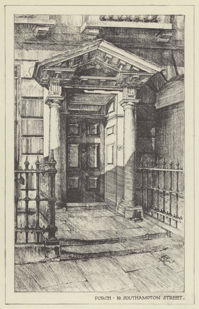 Varanda, 19, Southampton Street de Alan Stapleton