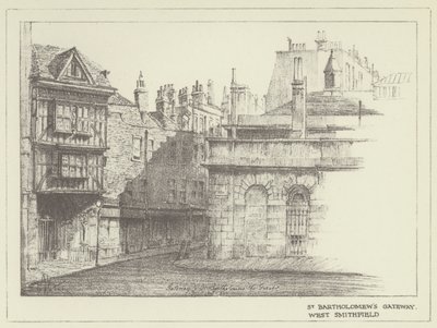 St Bartholomews Gateway, West Smithfield de Alan Stapleton