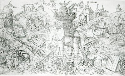 Elefantes em guerra de Alart du Hameel