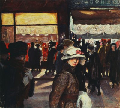 Rua Saint-Ferreol em Marselha de Albert Andre