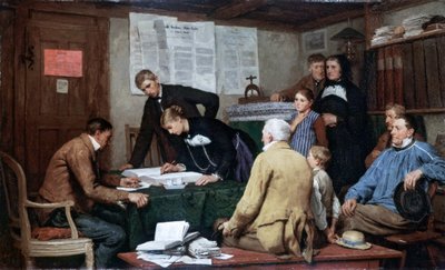 Casamento civil de Albert Anker