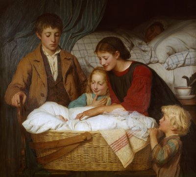 O recém-nascido de Albert Anker