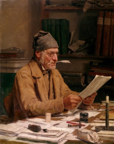 O secretário municipal de Albert Anker