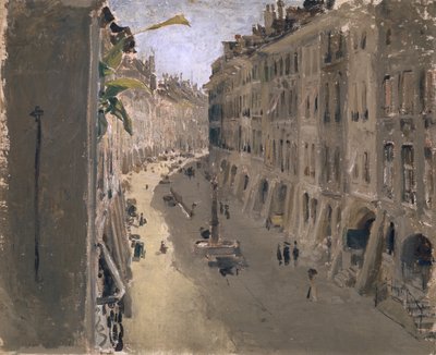 Gerechtigkeitsgasse em Berna, c.1880-90 de Albert Anker