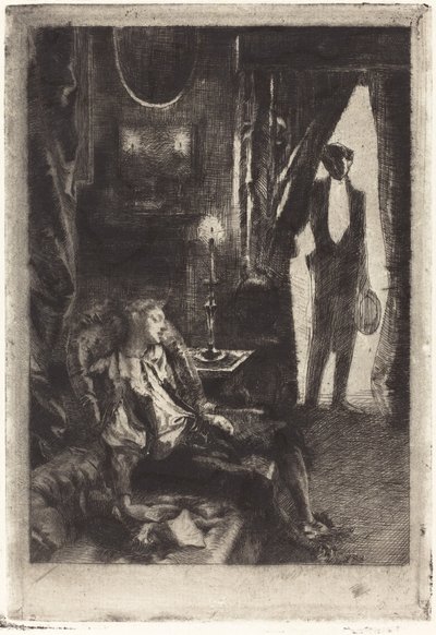 Iza dormindo de Albert Besnard