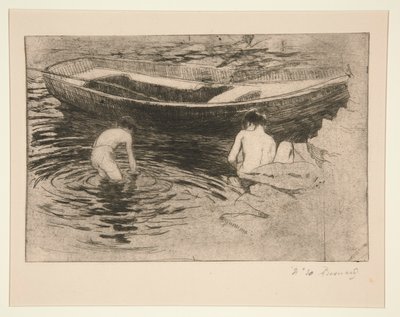 Natação ? Talloires (Banho em Talloires) de Albert Besnard