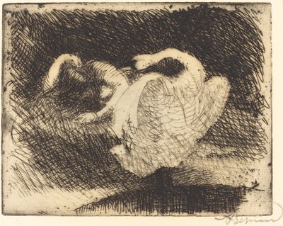 Leda dormindo de Albert Besnard