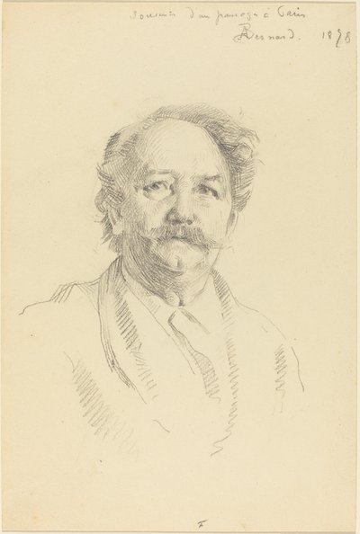 Retrato de um homem (lembrança de uma passagem em Paris) de Albert Besnard