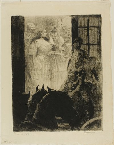 Sucesso social, prato sete da Mulher de Albert Besnard