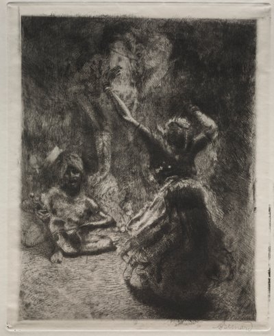 O dançarino, por volta de 1900. de Paul Albert Besnard