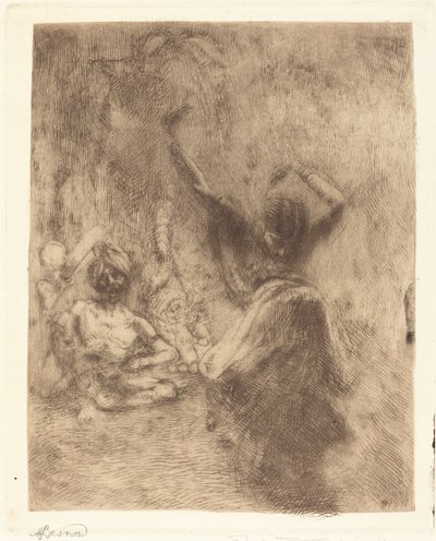 A Dançarina de Tanjore (La bayadère de Tanjore) de Albert Besnard