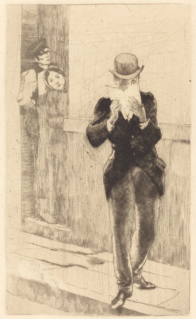 A carta a Madame Henry de Albert Besnard