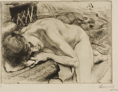 O modelo adormecido de Albert Besnard