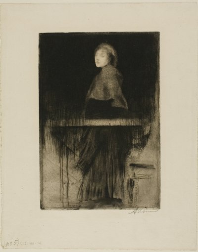 Mulher em um cabo de Albert Besnard