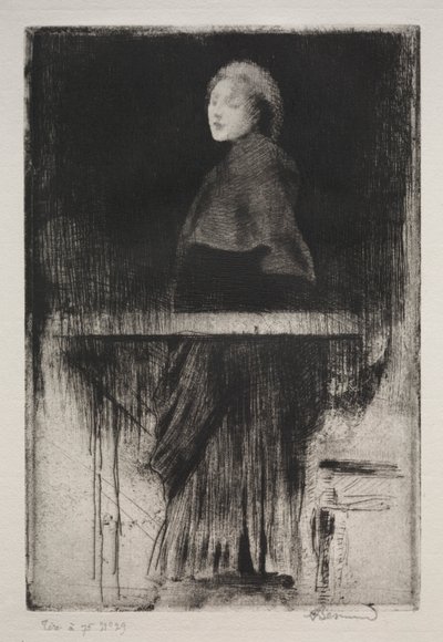 mulher com capa de Albert Besnard