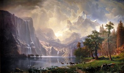 Entre a Serra Nevada, Califórnia de Albert Bierstadt