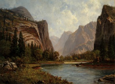 Portões do Yosemite, c. 1882. de Albert Bierstadt