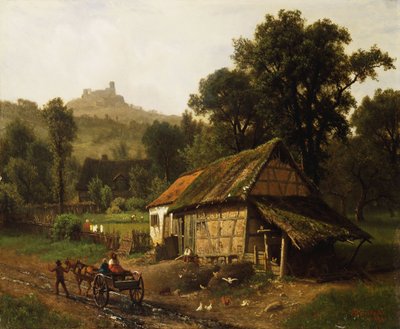 No sopé, 1861 de Albert Bierstadt