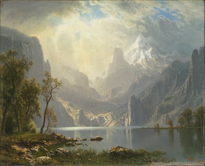 Nas serras - Lake Tahoe de Albert Bierstadt
