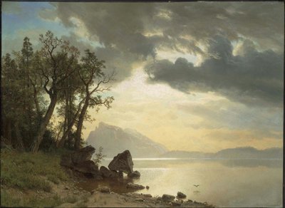 Lago Tahoe, Califórnia de Albert Bierstadt