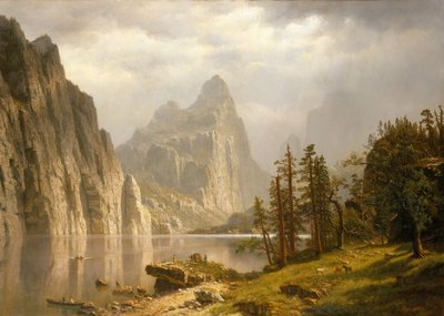 Rio Merced, Vale de Yosemite de Albert Bierstadt