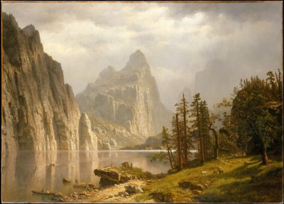 Rio Merced, vale de Yosemite de Albert Bierstadt
