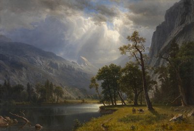 Rei do Monte Starr, Yosemite de Albert Bierstadt