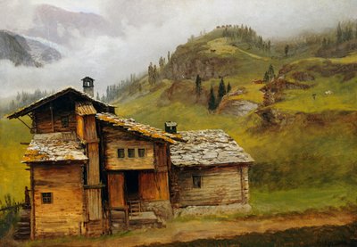 Casa da montanha de Albert Bierstadt