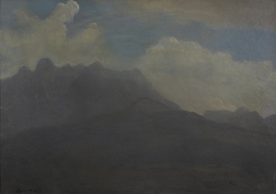 Montanhas e sopés de montanhas de Albert Bierstadt