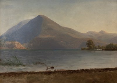 No rio Hudson de Albert Bierstadt