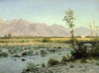 Paisagem da pradaria de Albert Bierstadt
