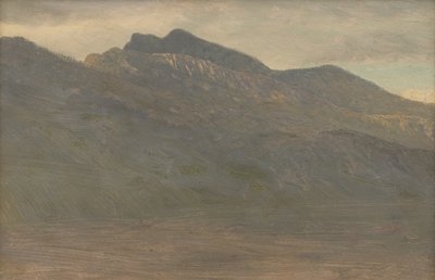 Vista serena das montanhas (White Mountains, New Hampshire) de Albert Bierstadt