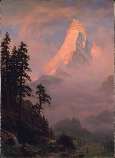 Nascer do sol no Matterhorn de Albert Bierstadt