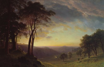 Vale do rio Sacramento de Albert Bierstadt