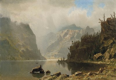 Paisagem ocidental de Albert Bierstadt