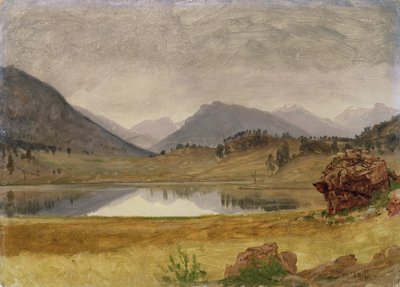 País do rio do vento, c.1860 de Albert Bierstadt