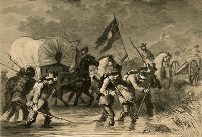 Lees Retiro após a Batalha de Gettysburg, 1878. de Albert Bobbett