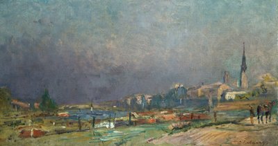 Nas margens do rio de Albert Charles Lebourg