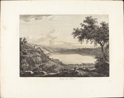Lago do Nemi de Albert Christoph Dies