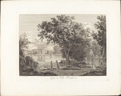 Lago na villa Borghese de Albert Christoph Dies