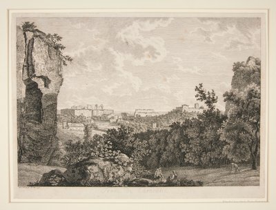 As Termas de Caracalla, Roma de Albert Christoph Dies