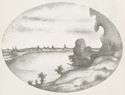 Uma paisagem fluvial de Albert Dubois Pillet